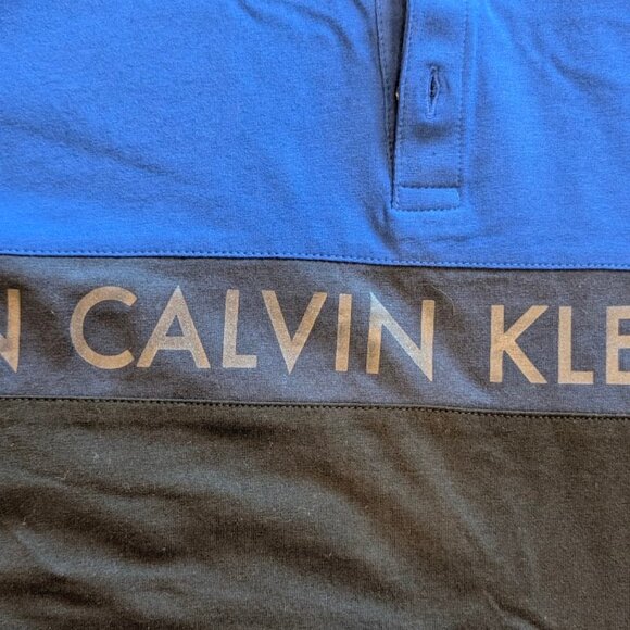 Calvin Klein Graphic Polo Shirt New with Tags - Men's XXL BodyFit CK - Picture 4 of 6